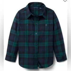 NWT- Janie and Jack Tartan Flannel Shirt